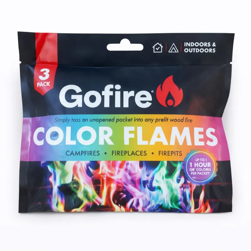 Paquete de 3 Pastillas de Color Flama para Campfires y Hogueras