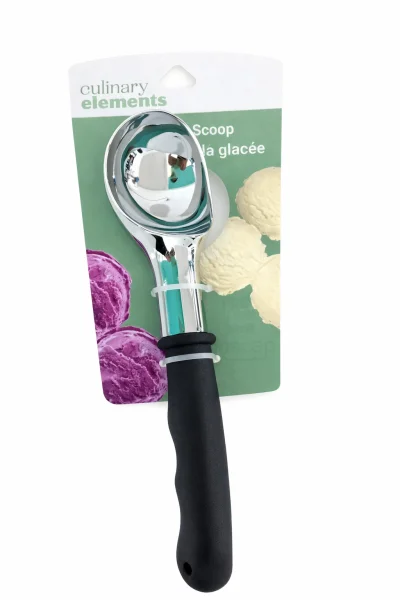 Cucharas de gelato con mango en packaging